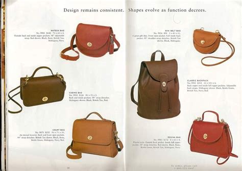 coach bag catalog.